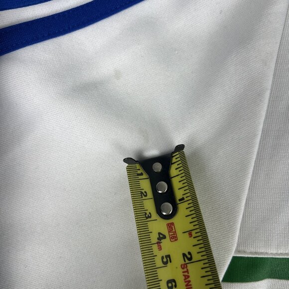 ADIDAS Jacket Mens Sz Large Zip Up 80s Remake Retro Italy Football Soccer - Picture 8 of 14